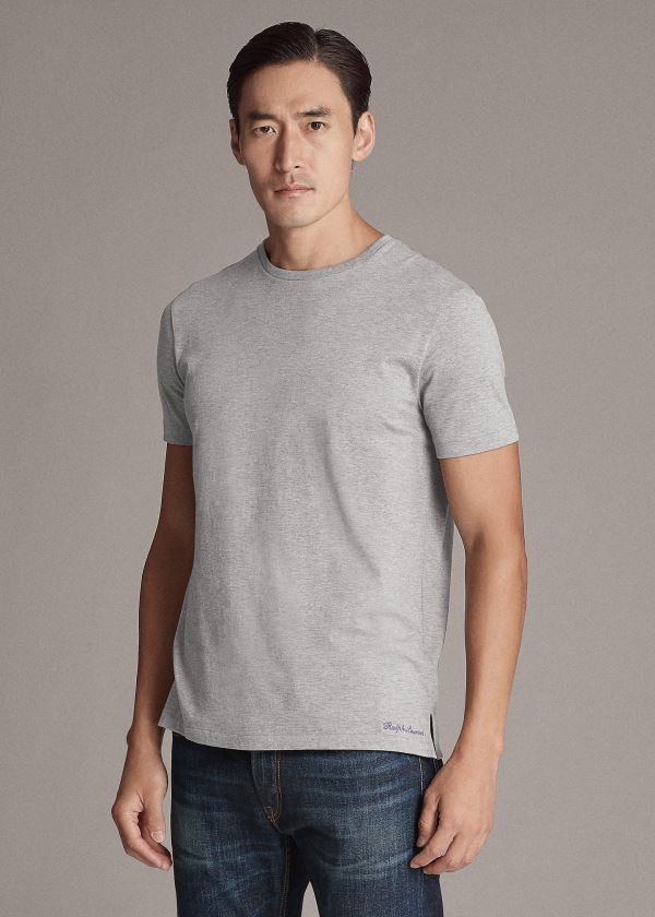 T Shirt Ralph Lauren Algodão Lisle Homem 14827-VCEF